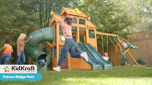 Kidkraft falcon store ridge swing set